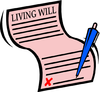 living will cartoon image